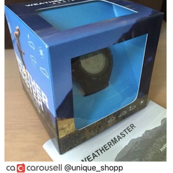 Weather Master SWISS Sensor Altimeter Barometer Compass Hiking Sports Watch - Picture 2 of 6